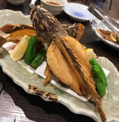 アラカブから揚げ