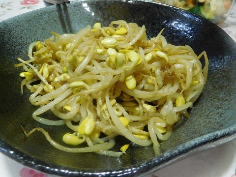 もやし炒め