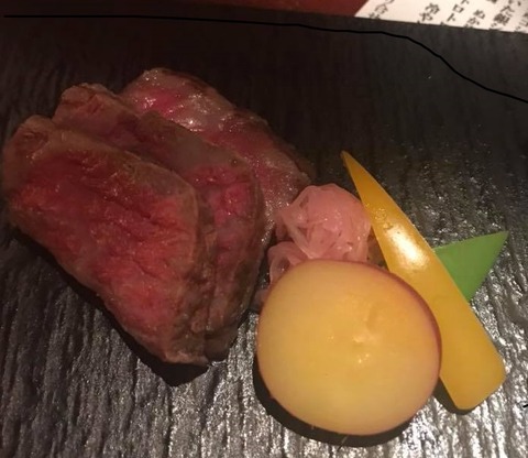 山形牛サーロイン炙り焼き