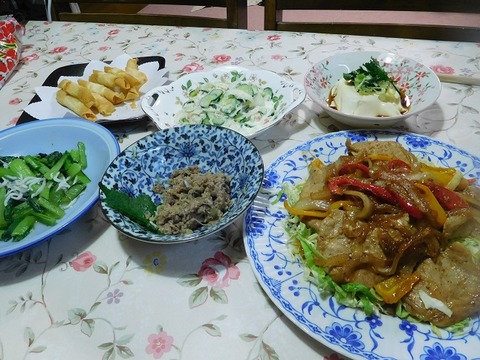 6月13日の夕食