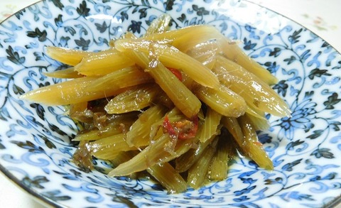 蕗のおかか煮