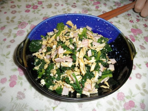 ほうれん草の華風和え
