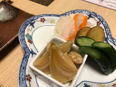 漬物盛り合わせ
