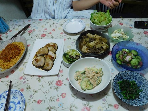 7月24日の夕食