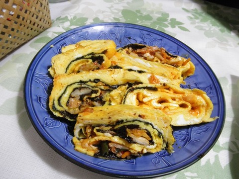 キムチいり卵焼き