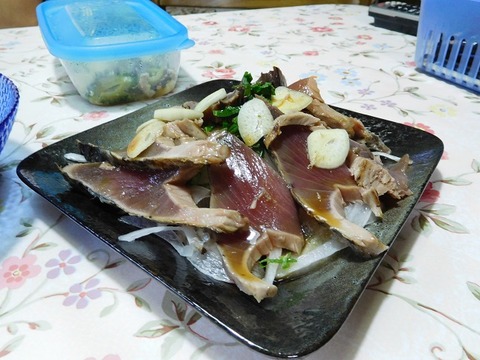 鰹たたき