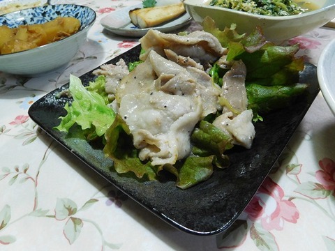 豚肉の塩だれ焼き
