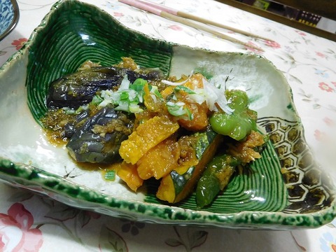 野菜の揚げ煮
