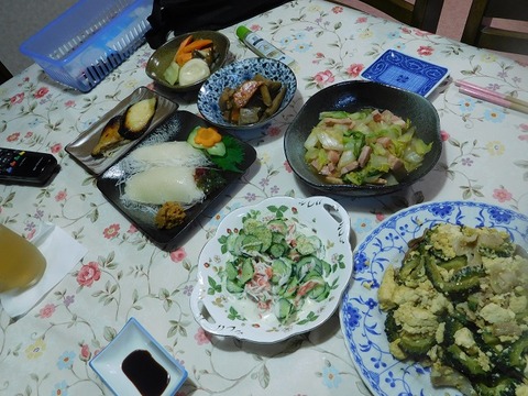 7月4日の夕食