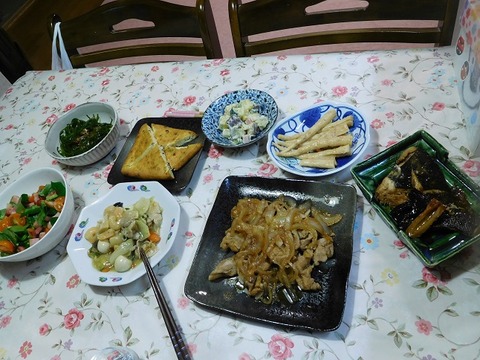 4月13日の夕食