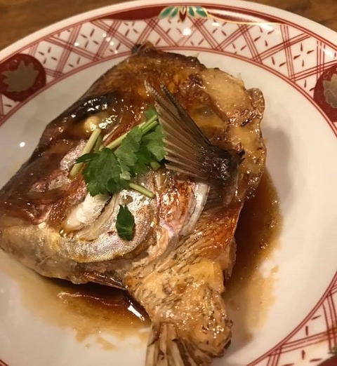 鯛の兜煮