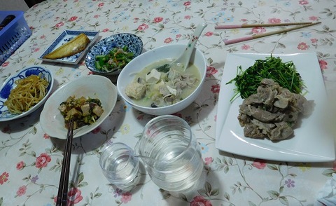 3月17日の夕食
