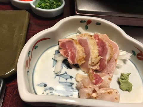 薩摩地鶏のたたき