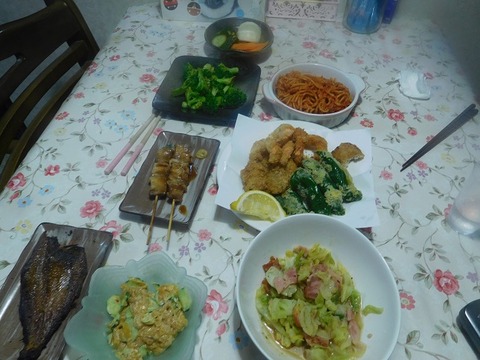 7月29日の夕食