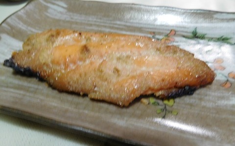 生鱒の照り焼き