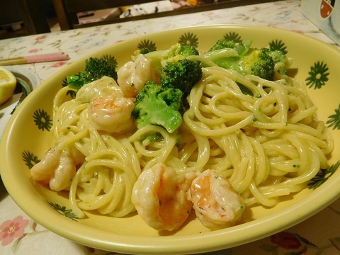 クリームパスタ