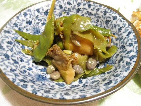 ささぎと女郎貝の煮もの