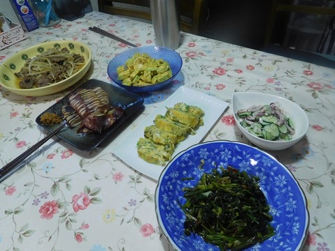 8月1日の夕食