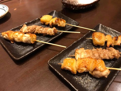 比内地鶏の焼き鳥