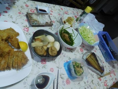 ㋃29日の夕食