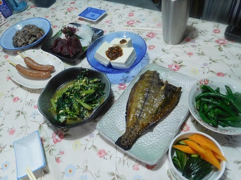 8月8日の夕食