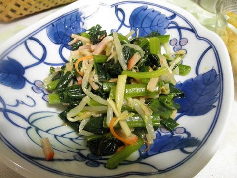 ほうれん草の和え物
