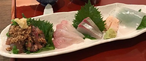 刺身盛り合わせ