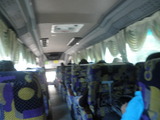 豪華バス車内
