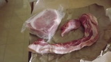 入手できた肉とベーコン