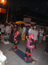 チェンマイのナイトマーケットで