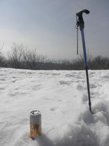 頂上のビールは格別