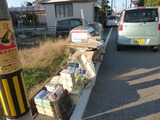 今朝のゴミ出しは古紙