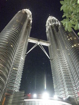 夜のツインタワー