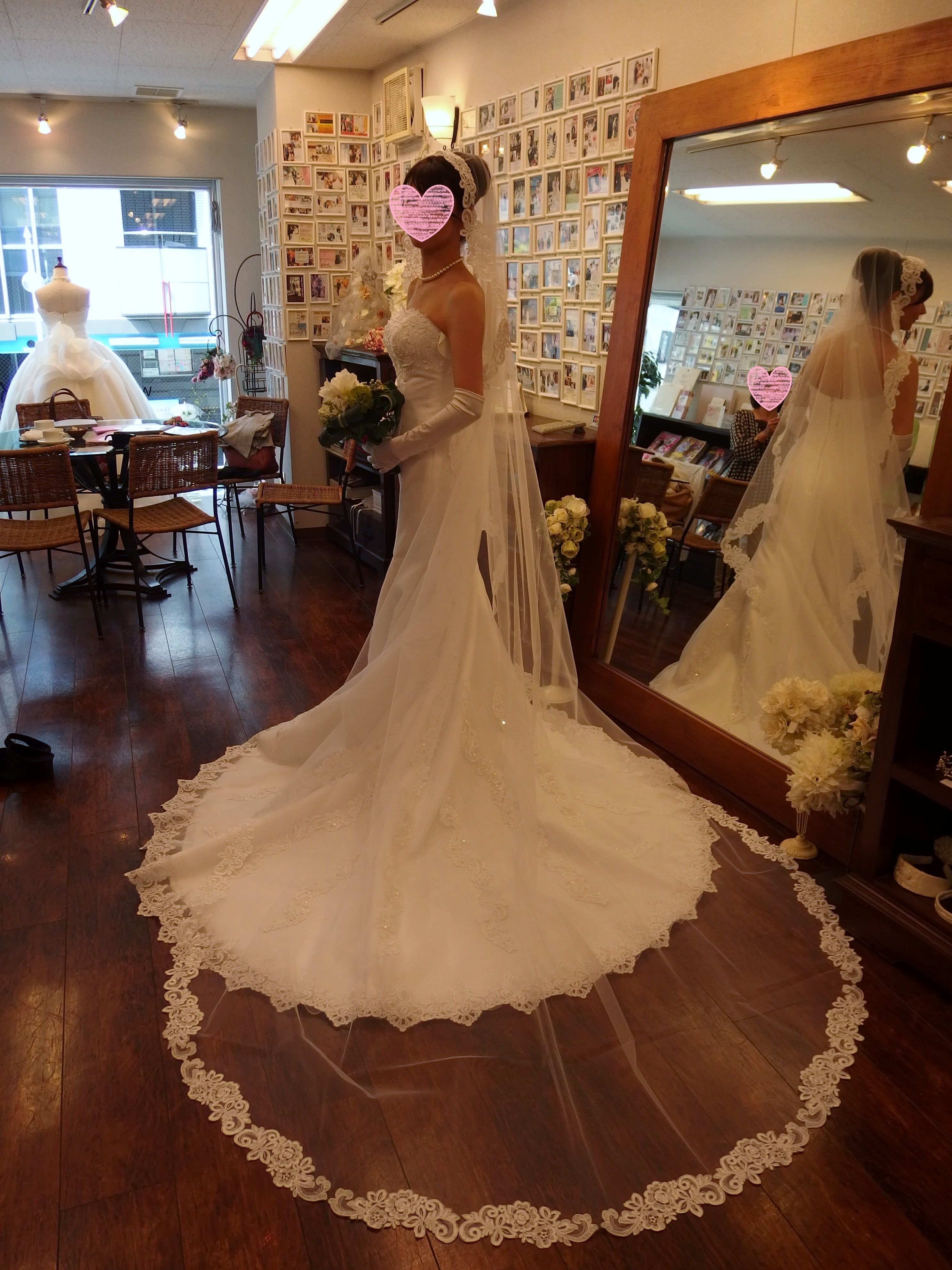 Merry Marry オレンジマーメイドドレス Merry・Marry（メリー・マリー