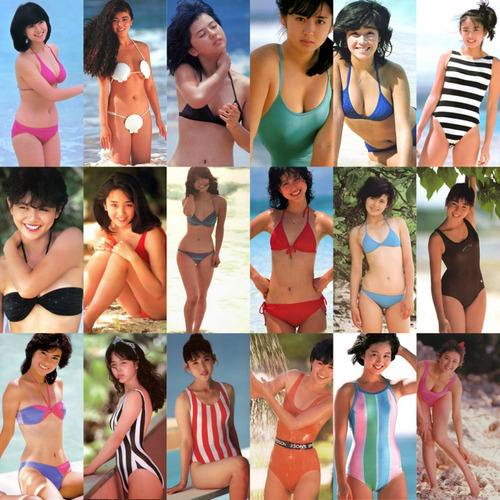 Collection of 80s idol swimsuit & sexy images