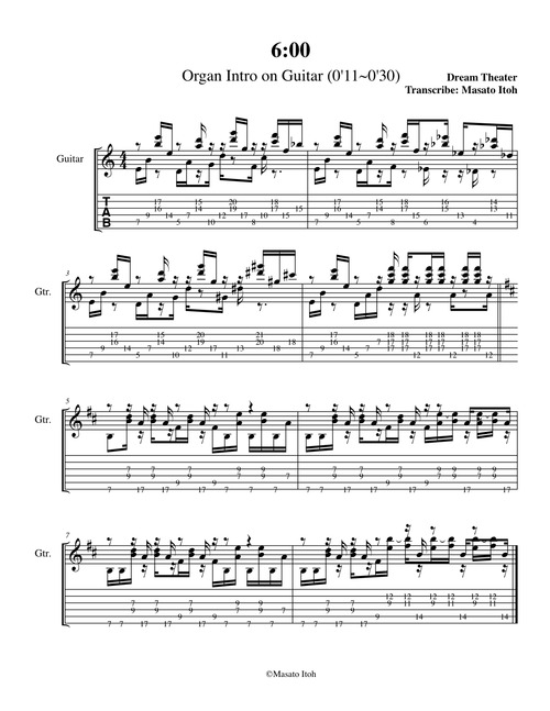 Dream Theater 15冊セット ドリーム・シアター スコア 楽譜