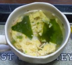pict-玉子とワカメのスープ-1