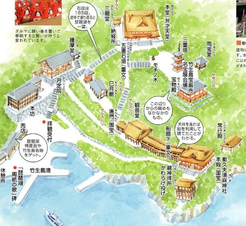 pict-竹生島 図