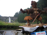 通潤橋にて