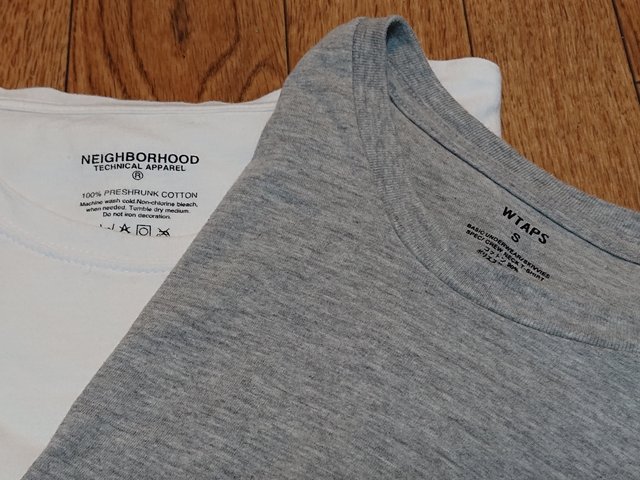 NEIGHBORHOODとWTAPSの3枚パックTシャツどちらが良いか比較してみた 