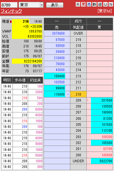 板： 8789 フィンテック1