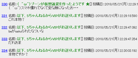 【祝】仮想通貨、VIPS代表のブーン、★(キャップ)持ちになる!!