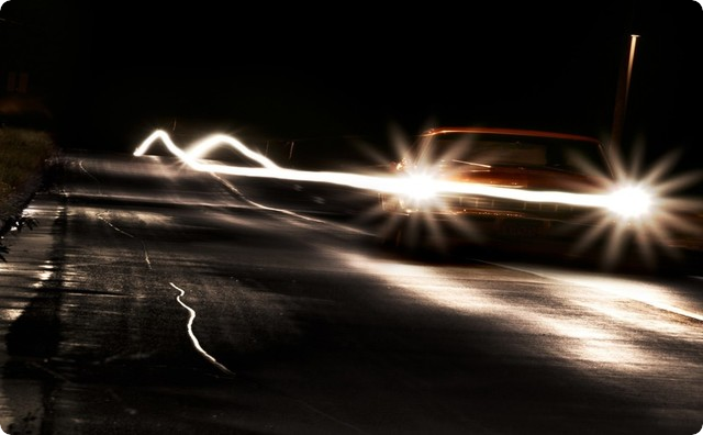 夜の運転
