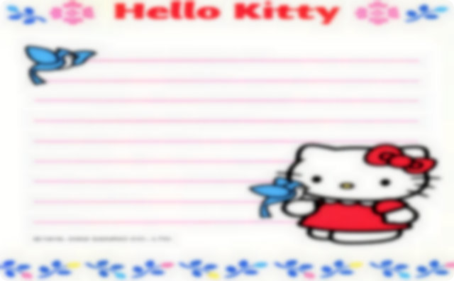 キティちゃんの便箋
