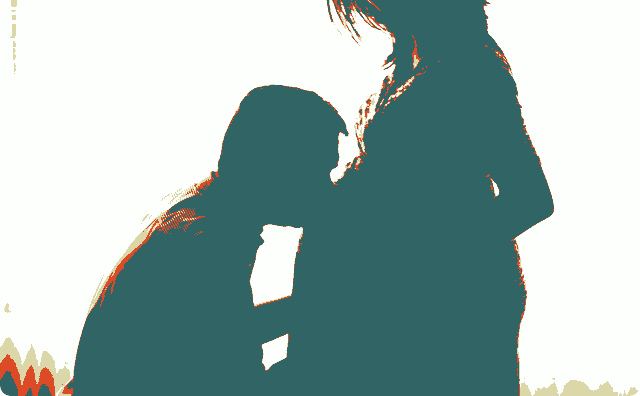 妊婦と夫
