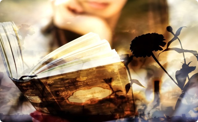 本を読む女性