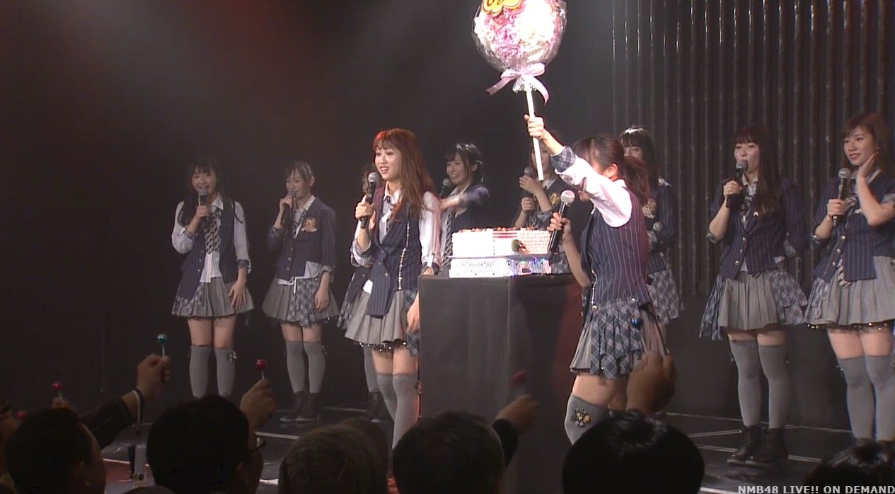 【NMB48】山尾梨奈生誕祭「これが私の大好きなチームNなので、これからも応援してくださると嬉しいです」