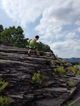 岩場