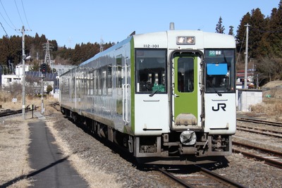 磐越東線のキハ110系～錆びても朽ちても主力車両！ : 「まつもとあずさ