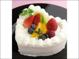 ハートケーキ
